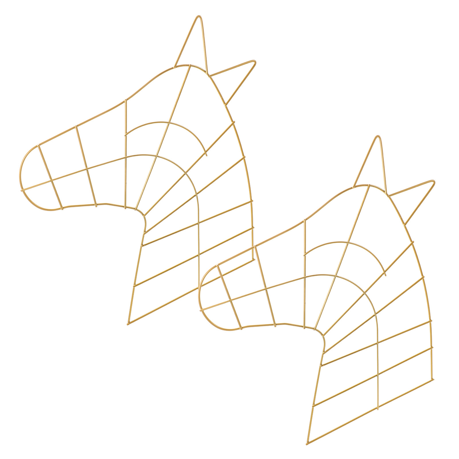 Wreath Form Wire - 2 Adet Metal Çelenk Çerçevesi Küçük