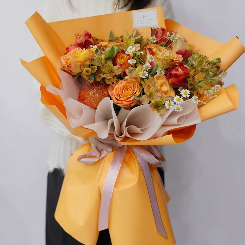 Kore tarzı düz renk kağıt mono - The Florist Supply incelemesi ve fiyatı