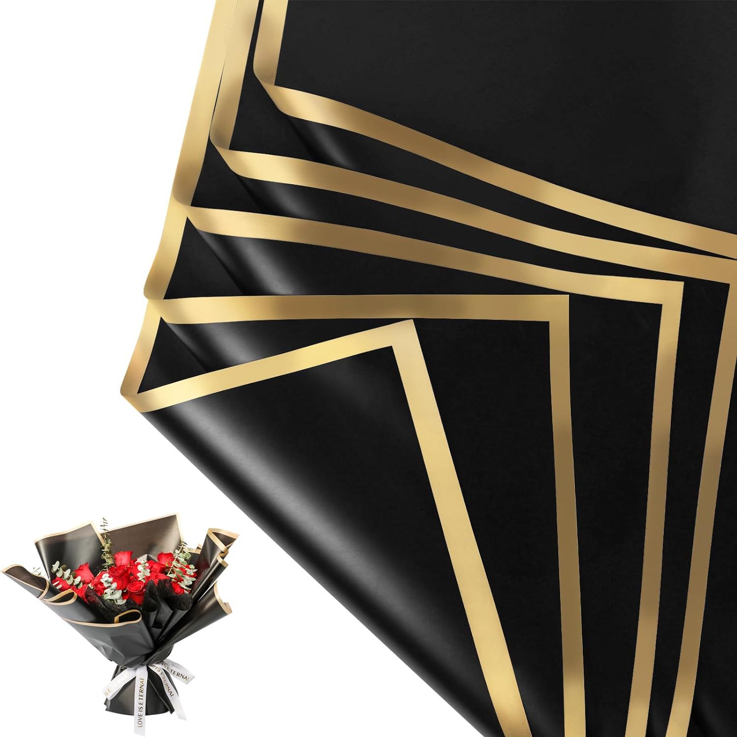 20 yaprak altın kenar su geçir - The Florist Supply incelemesi ve fiyatı