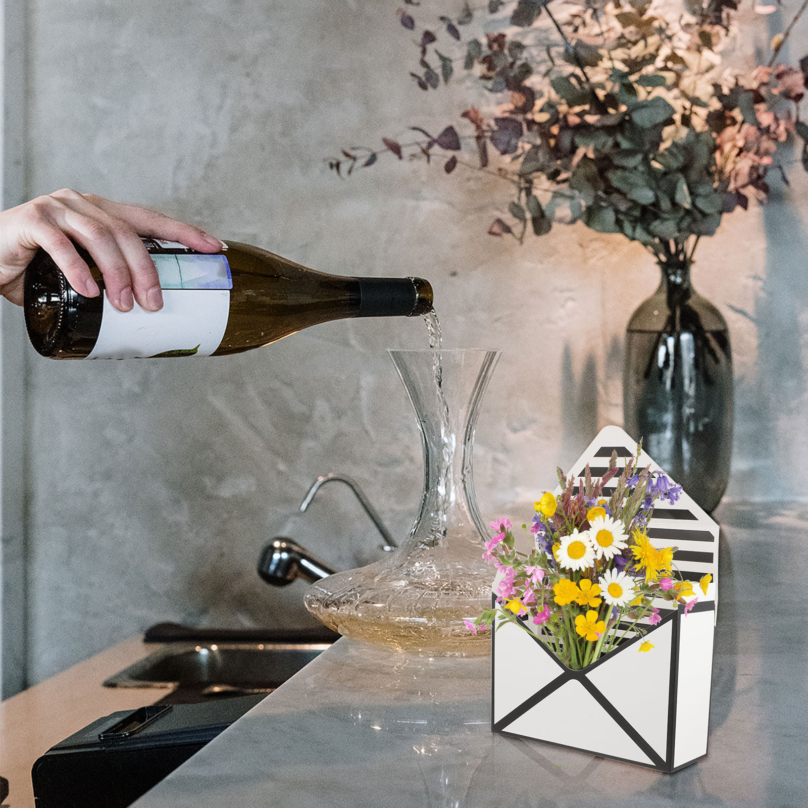4 Adet Çiçekli Zarf Kutuları D - The Florist Supply incelemesi ve fiyatı