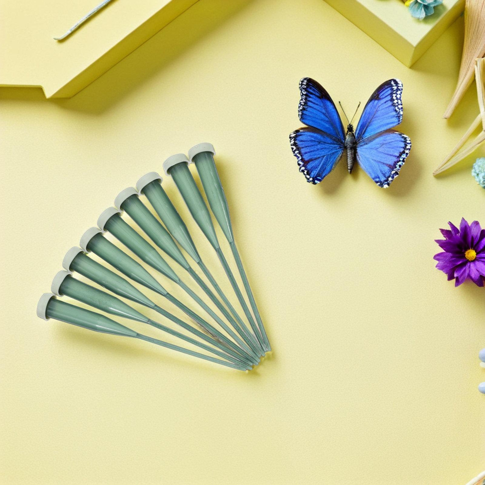 25 Adet Plastik Yeşil Çiçek Tü - The Florist Supply incelemesi ve fiyatı